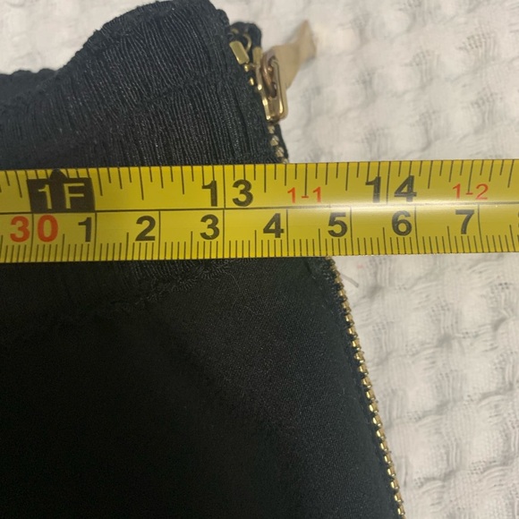 Kate Spade Classic Black Pants Blaze a Trail Elastic Waist Legging Cropp Sz4 - Picture 4 of 12